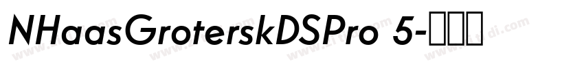 NHaasGroterskDSPro 5字体转换